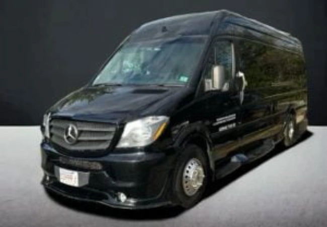 Luxury Sprinter van for Logan Airport transfers Luxury Sprinter van for Logan Airport transfers